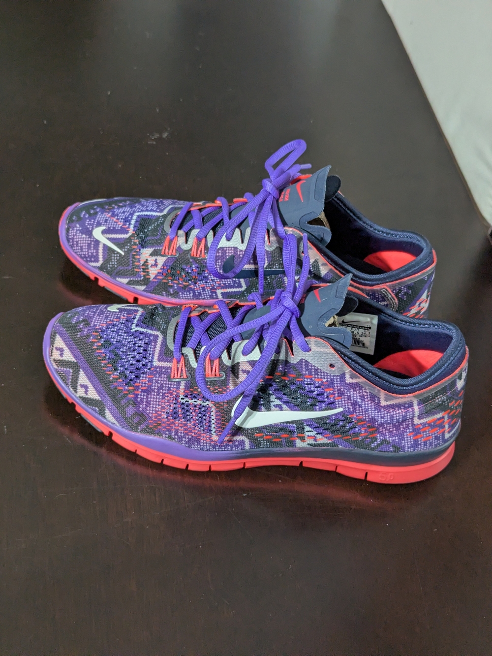 Nike Women’s Purple Patterned Running Shoes